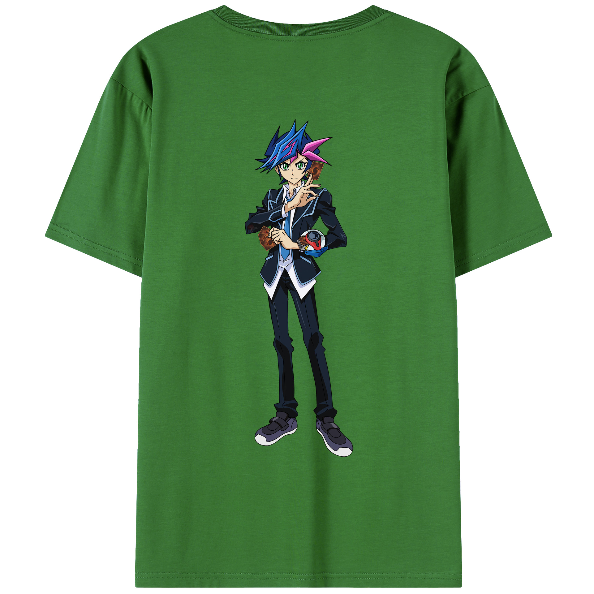 （画像用） 遊☆戯☆王 Yu-Gi-Oh! レディース半袖Tシャツ(バックプリント)